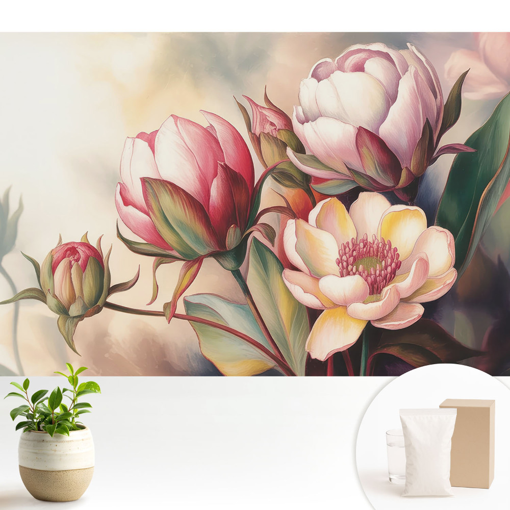 Tapeta "Květinová harmonie přírody"