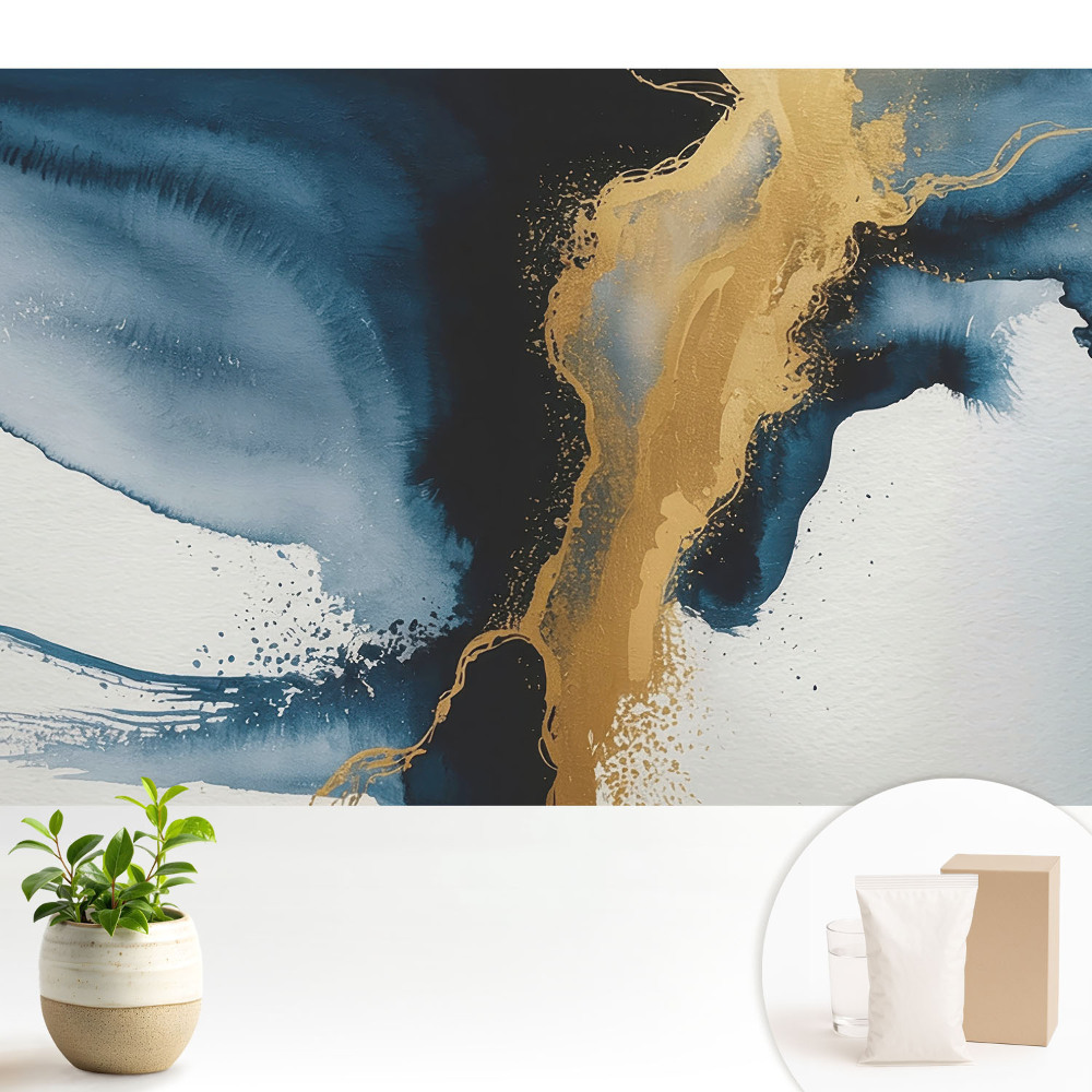 Tapeta s abstraktním proudem barev a kontrastů