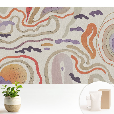 Tapeta Barevné abstraktní linie a tvary