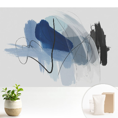 Tapeta Abstraktní linie a barvy v moderním stylu