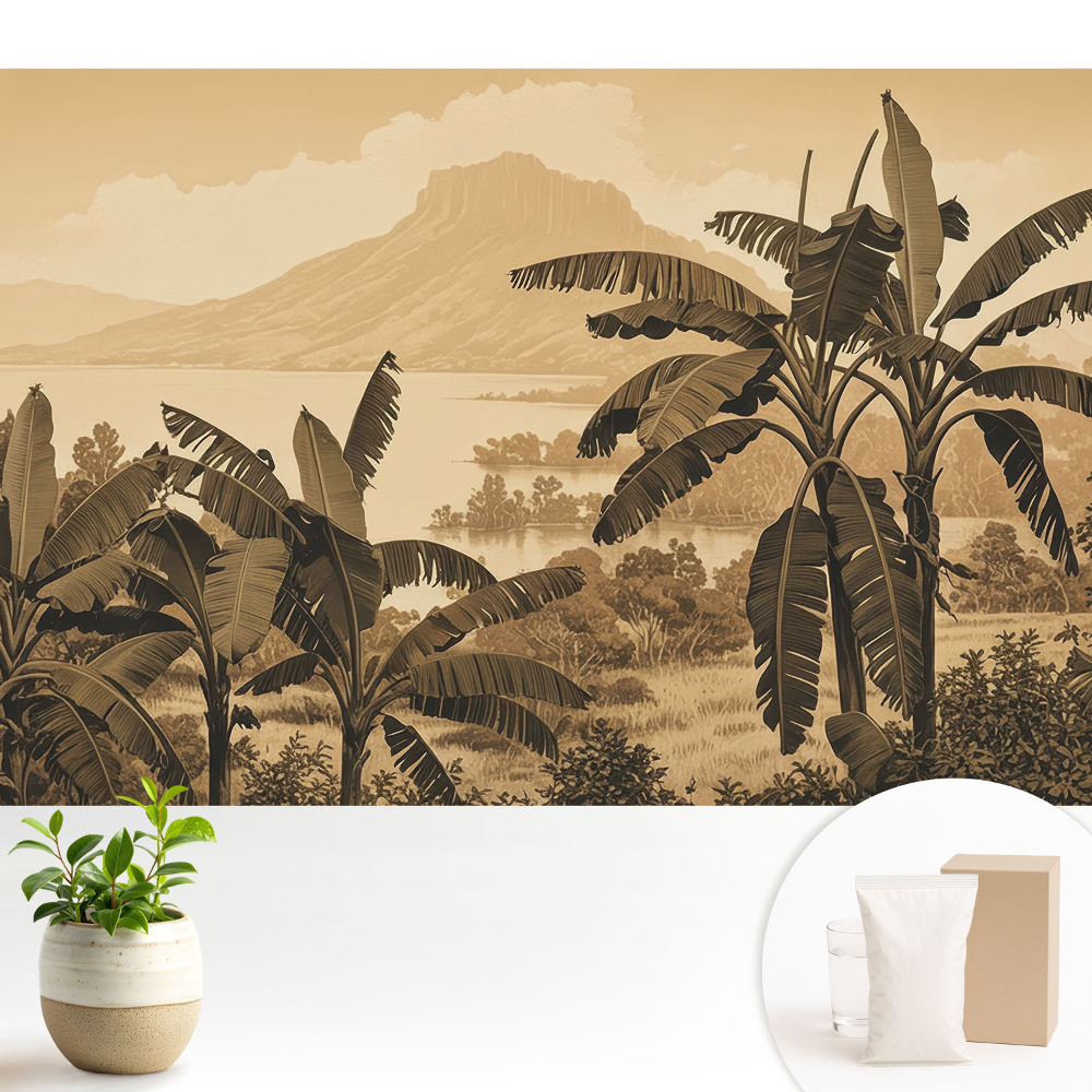 Tapeta s motivem harmonické tropické krajiny