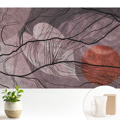 Tapeta na zeď Abstraktní čáry dynamický kruh