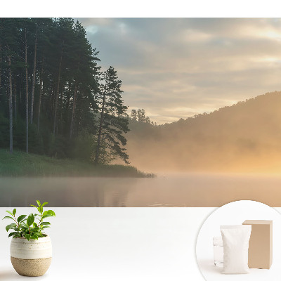 Tapeta Mlžná krajina ráno