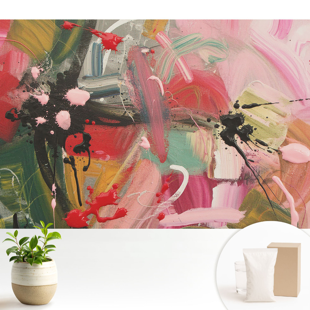 Tapeta na zeď Dynamická abstrakce plná výrazu