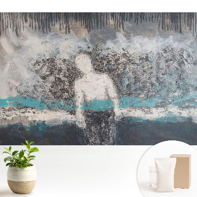 Samolepící tapeta Abstraktní postava v chaosu