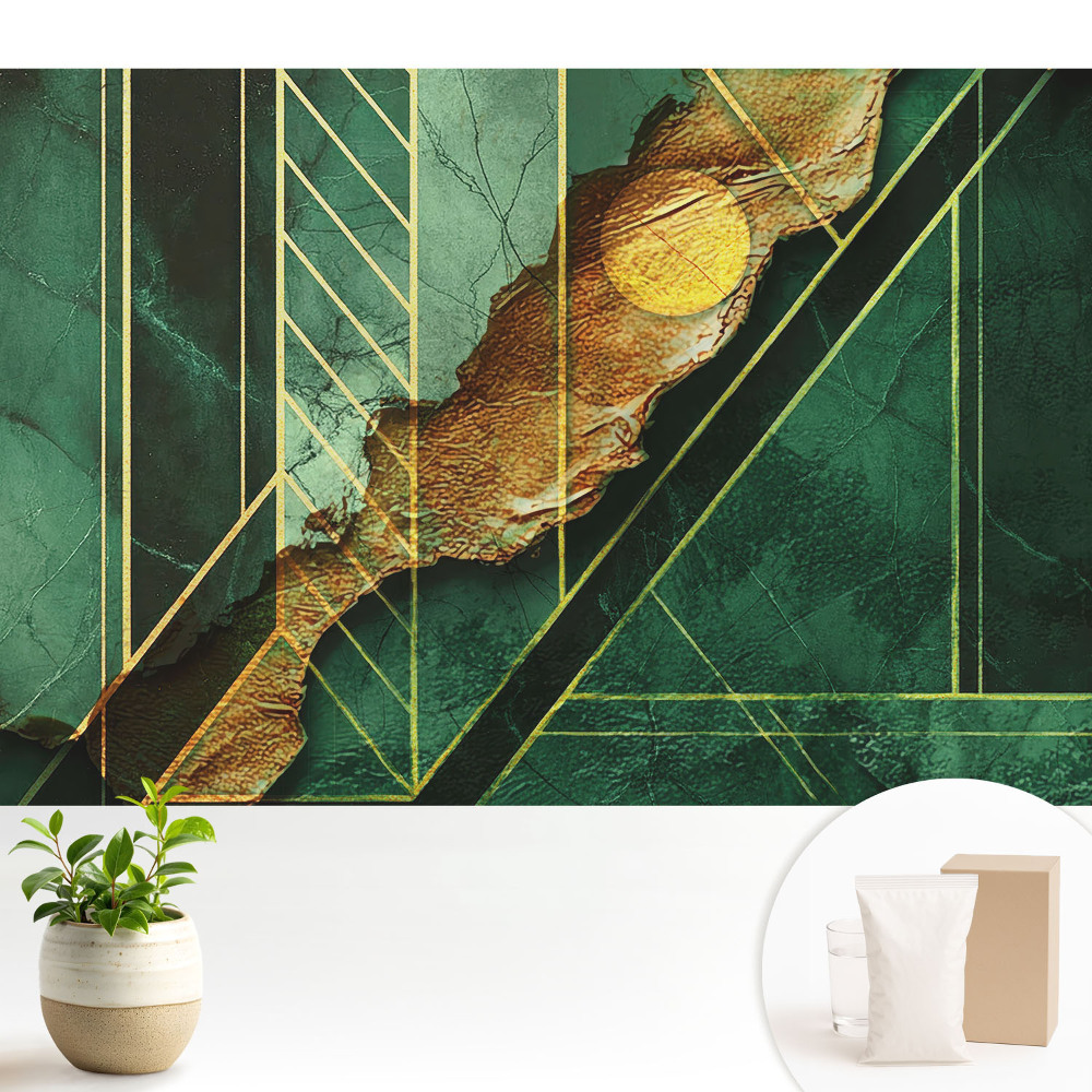 Tapeta s moderním geometrickým abstraktním motivem