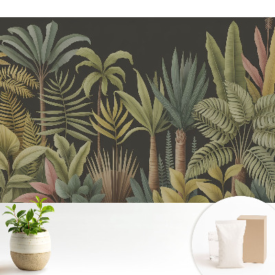 Tapeta do obyvaku Exotické tropické palmové listy