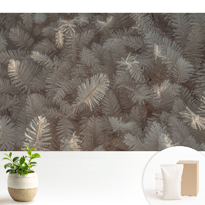 Samolepící tapeta Námraza na rostlinách a jemná záře