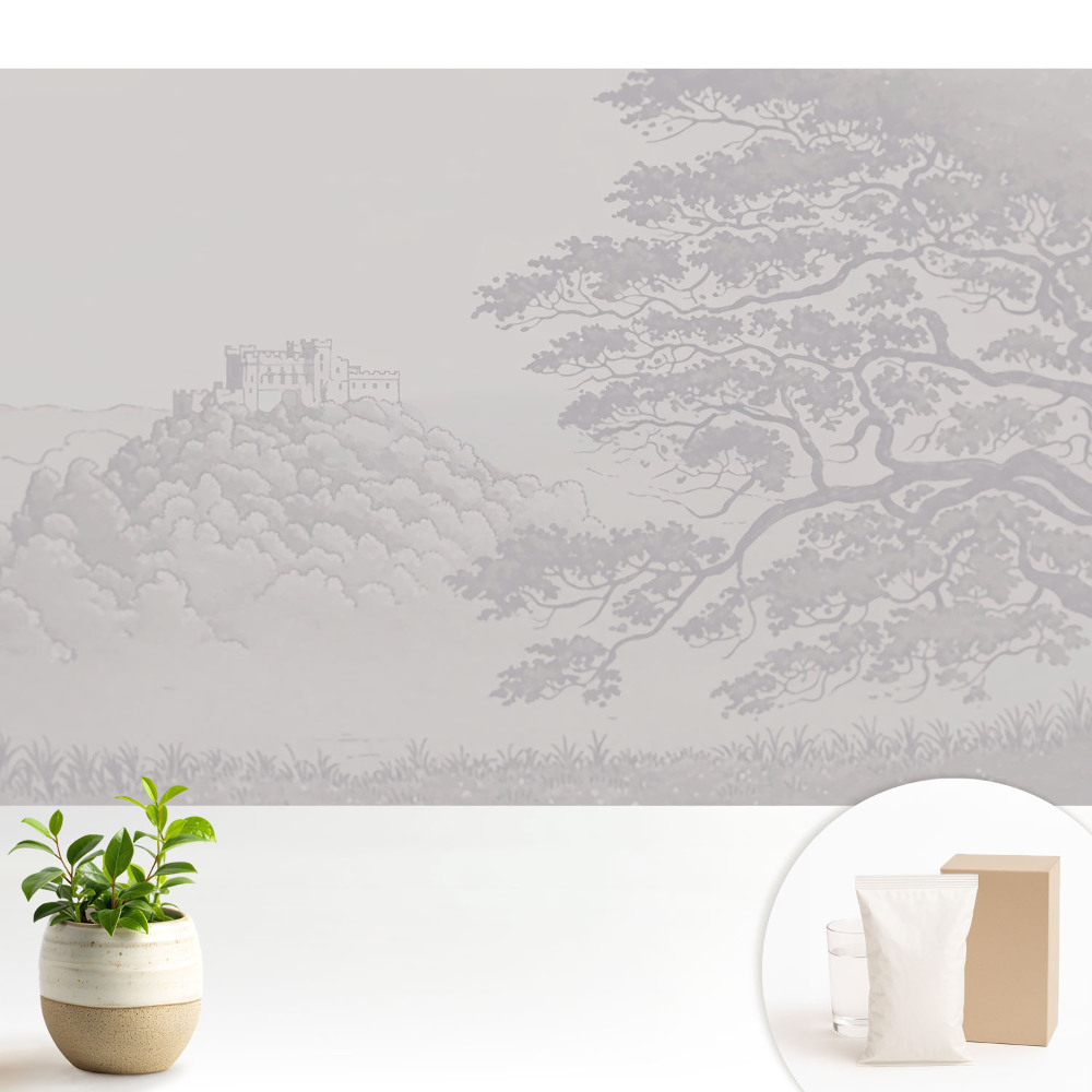 Tapeta na zeď s motivem hradu mezi stromy