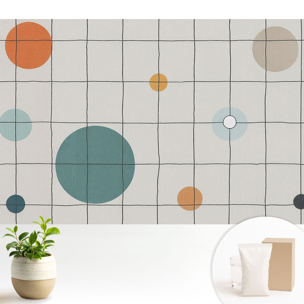 Tapeta s moderní geometrickou kompozicí