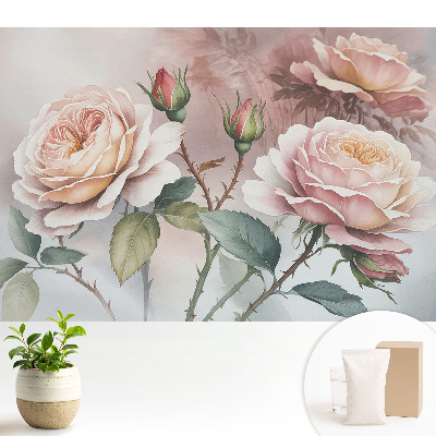 Tapeta Romantické květiny klasická elegance jemnost