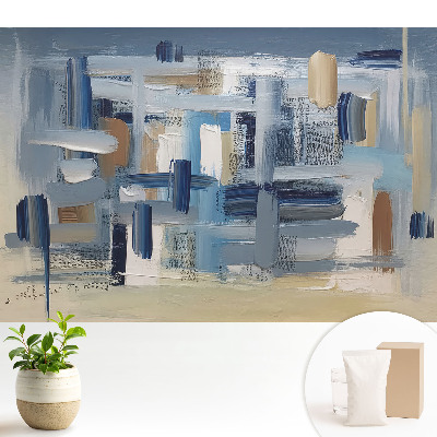 Tapeta do obyvaku Abstraktní barevné složení štětce