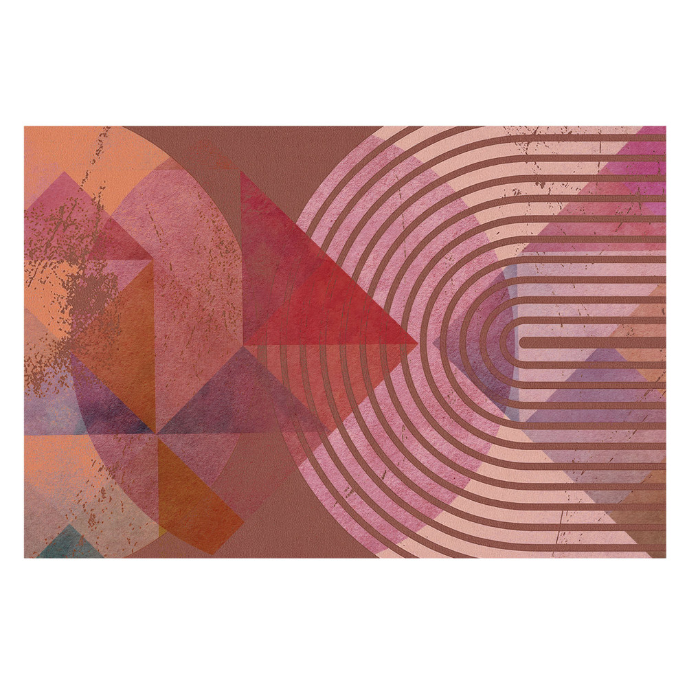 Tapeta do obyvaku Geometrická energie barvy
