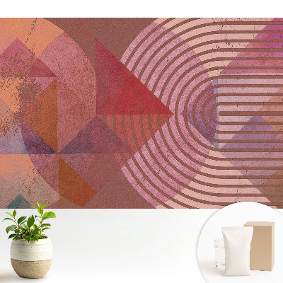 Tapeta do obyvaku Geometrická energie barvy