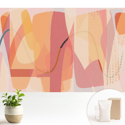 Tapeta na zeď s abstraktním motivem barev a tvarů