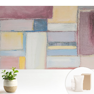 Samolepící tapeta Barevné obdélníky, harmonie modernity