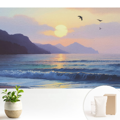 Tapeta na zeď Západ slunce nad mořem v klasickém stylu