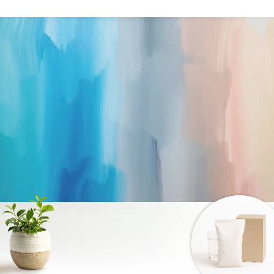 Tapeta na zeď s pastelovým rozostřeným přechodem