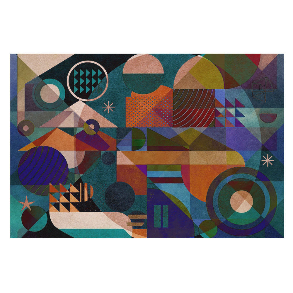 Tapeta Barevná geometrická abstrakce