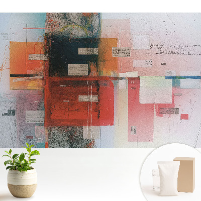 Samolepící tapeta Barvy a tvary v abstraktním stylu