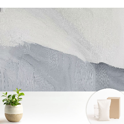 Tapeta na zeď s jemnou abstraktní šedou