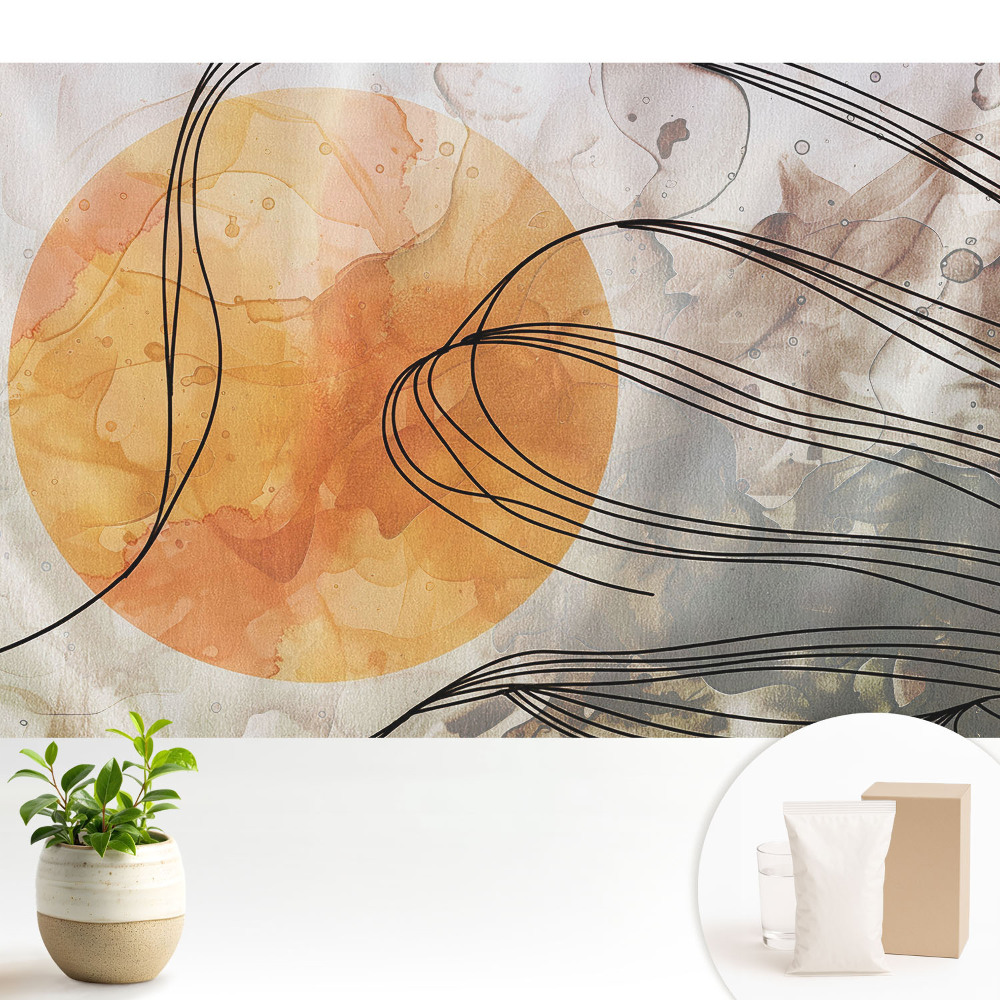 Samolepící tapeta s abstraktním vzorem plným harmonie