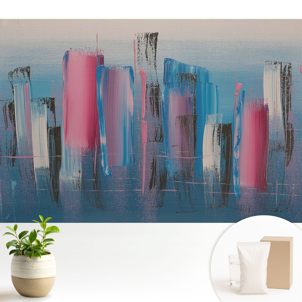 Samolepící tapeta s barevnými abstraktními energetickými pruhy