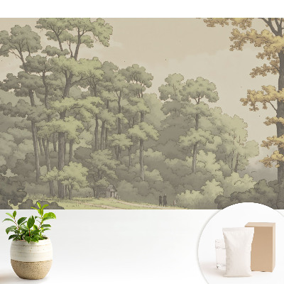 Tapeta na zeď Klidná zalesněná krajina