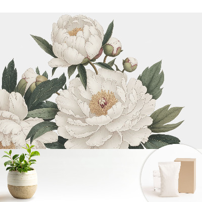 Samolepící tapeta s květinovým motivem v klasickém stylu