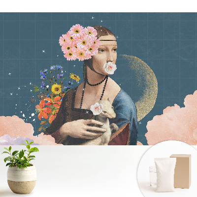 Tapeta na zeď Květinový surrealistický portrét