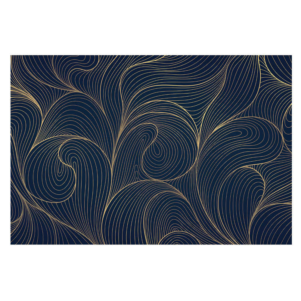 Tapeta do obyvaku Vlnité linie elegance harmonie