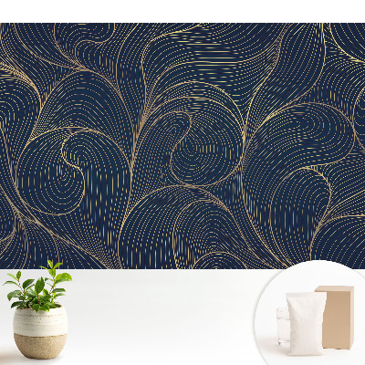 Tapeta do obyvaku Vlnité linie elegance harmonie