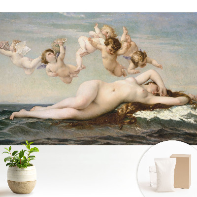 Tapeta do obyvaku Klasická krása a lehkost cherubínů