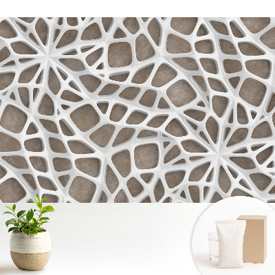 Tapeta do obyvaku Moderní trojrozměrná krajková struktura