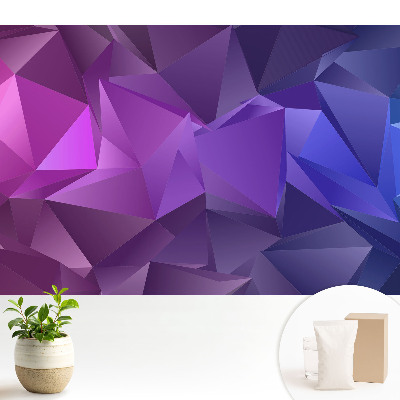 Tapeta na zeď s barevnými geometrickými vzory