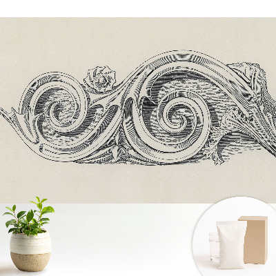 Tapeta na zeď Stylová klasická rostlinná ozdoba