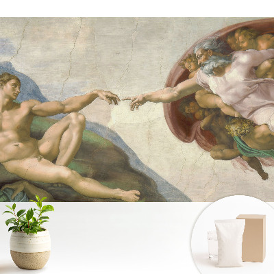 Tapeta Symbolická interakce postav plná emocí