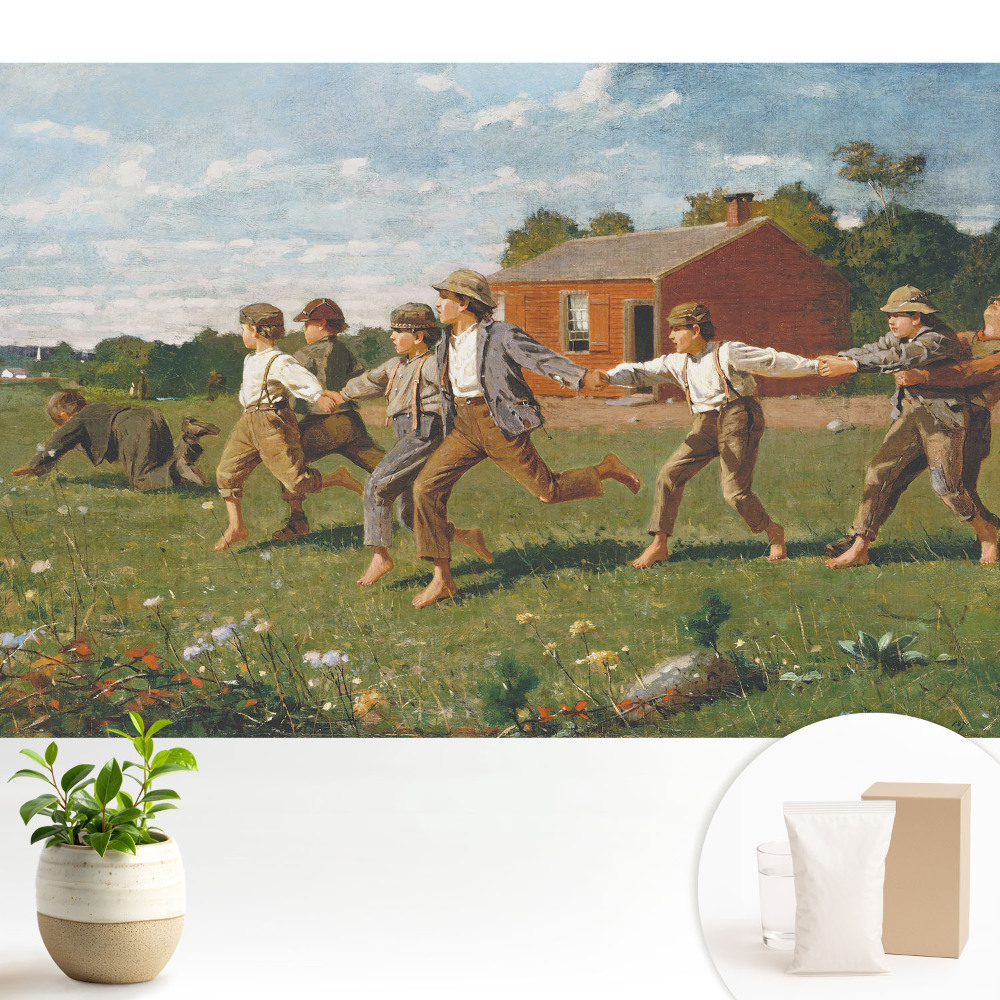 Tapeta s motivem dětských her na mýtině