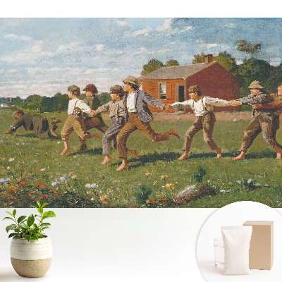 Tapeta s motivem dětských her na mýtině