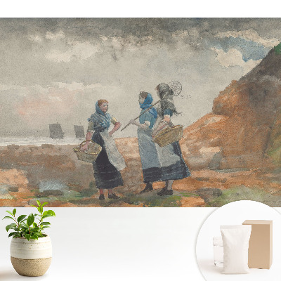 Tapeta na zeď Ženy u moře v tradičních krojích