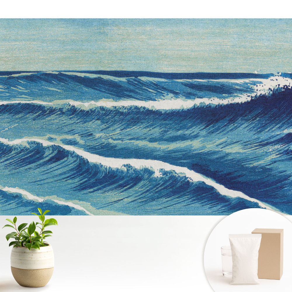 Samolepící tapeta s motivem klasických mořských vln