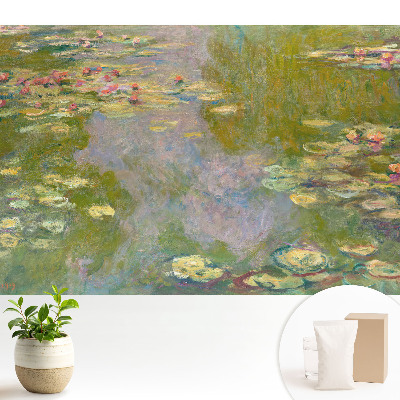 Tapeta s motivem romantického leknínu a lilií