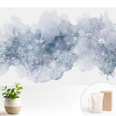 Tapeta do obyvaku Květiny v pastelových barvách