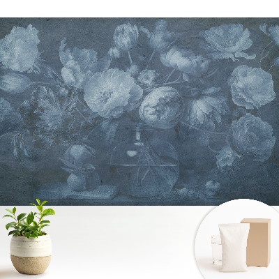 Tapeta do obyvaku Květiny ve skleněné váze, klasický styl