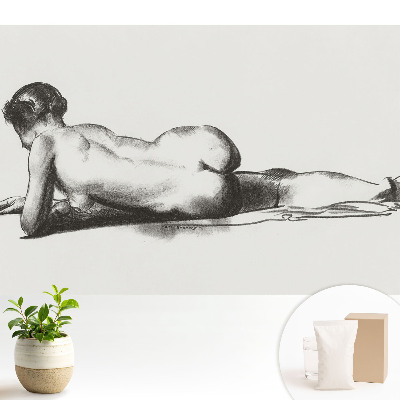 Samolepící tapeta Klasická elegance ženské siluety