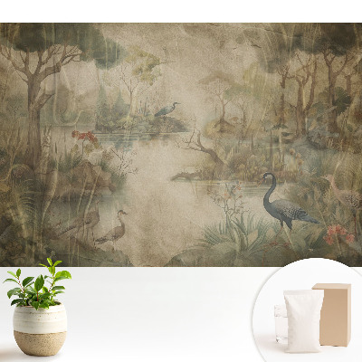 Tapeta do obývacího pokoje Pastelová harmonie přírody