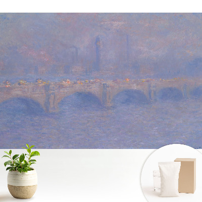 Tapeta Impresionistický nostalgický mlhavý most