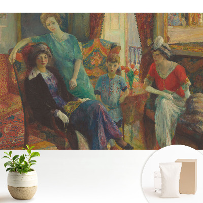 Tapeta do obyvaku Elegance v klasickém interiéru