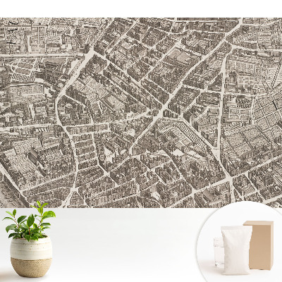 Tapeta s klasickou mapou města