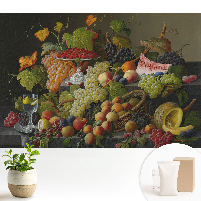 Samolepící tapeta Zátiší s ovocem, elegance a harmonie